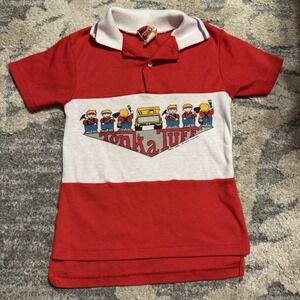 Tonka Trucks Vintage 70s 80s Graphic T‎ Shirt Boys Youth 6 Years
